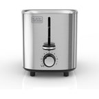 BLACK+DECKER® 2-Slice Toaster with 7 Toast Shade Settings, Extra-Wide Slots for Bagels, Stainless Steel Exterior Finish