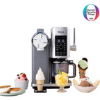 Ninja CREAMi Scoop & Swirl Ice Cream Maker, Soft Serve Desserts, Sorbet, Milkshakes, Frozen Yogurt and More, 13-in-1 Programs, Includes Handle and Two 16 oz 2-in-1 Pints, NC701