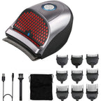 Shortcut Hair Clippers Self-Haircut Kit For Men, Shortcut Self Grooming Haircut Kit With 9 Limited Combs, Usb Rechargeable Cordless Electric Hair Trimmer Professional Hair Cutting Machine