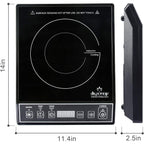 Duxtop 1800W Portable Induction Cooktop Countertop Burner, Black 9100Mc/Bt-M20B