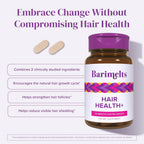 Barimelts Hair Health+ – Helps Reduce Hair Thinning For Glp-1 Users Or Bariatric Patients – Hair Growth Supplement With Clinically Studied Anagain™ Nu And Keratin – 1-Month Supply