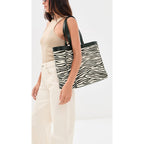 Anine Bing Women'S Medium Rio Zebra Tote