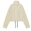 Women Polka Dot Jacket Lightweight Zip Up Coat 2026 Trendy Fall Outfits Cropped Spring Jackets With Pockets