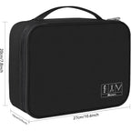 Barber Case Barber Tool Bags Barber Clipper Bag Barber Cases For Clippers And Supplies Professional Barber Accessories Kit Hair Cutting Scissors Storage Bag Shaving Kits (Black)