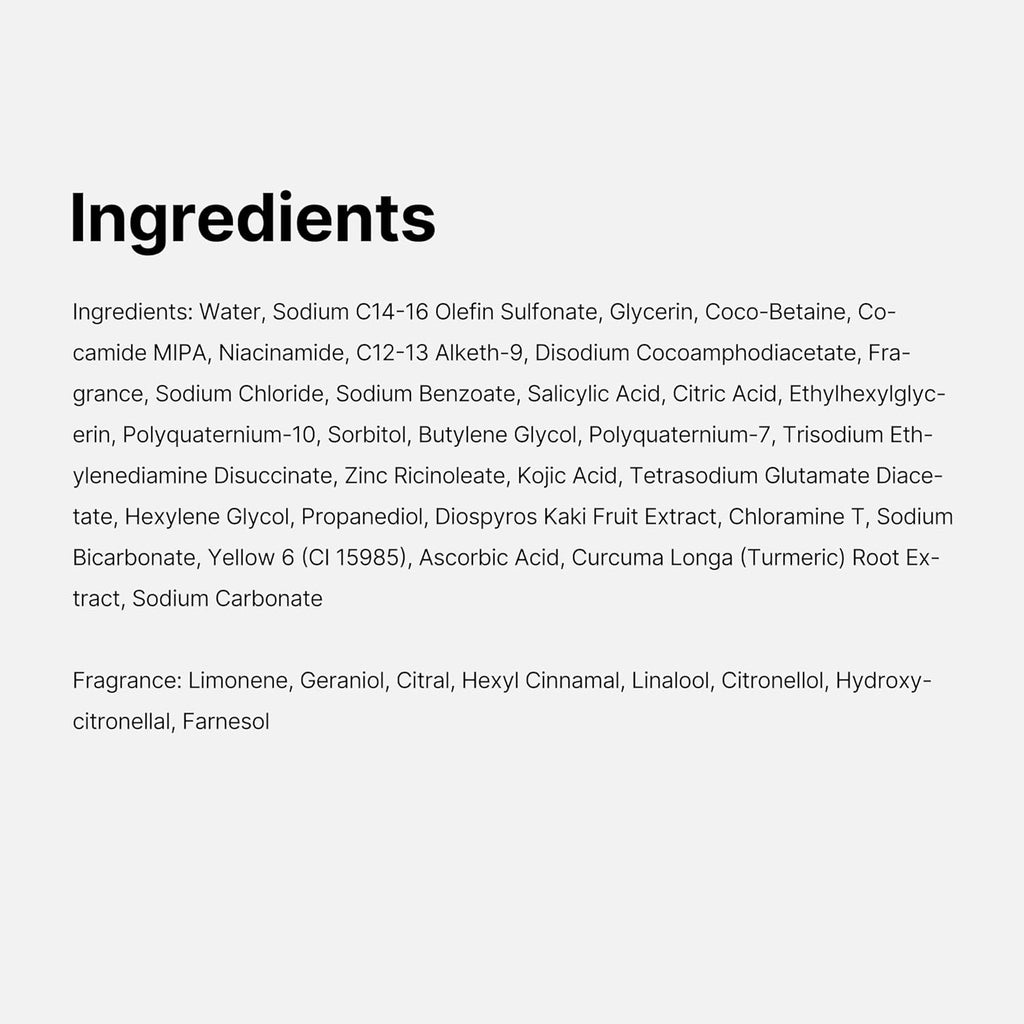 medicube Kojic Acid Turmeric Brightening Body Wash | Gentle Shower Gel for Uneven Skin | Niacinamide, Vitamin C, AHA/BHA | Deep Cleansing, Hydrating Formula | Easy and Effective, 13.52 fl.oz