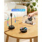 Fly Fans For Tables, 2000Mah Rechargeable Food Fan, 20H Runtime | Flexible Neck For 360° Coverage, Quiet Table Fan With Soft Safety Blades, Ideal For Party, Picnic, Bbq, Indoor & Outdoor Use