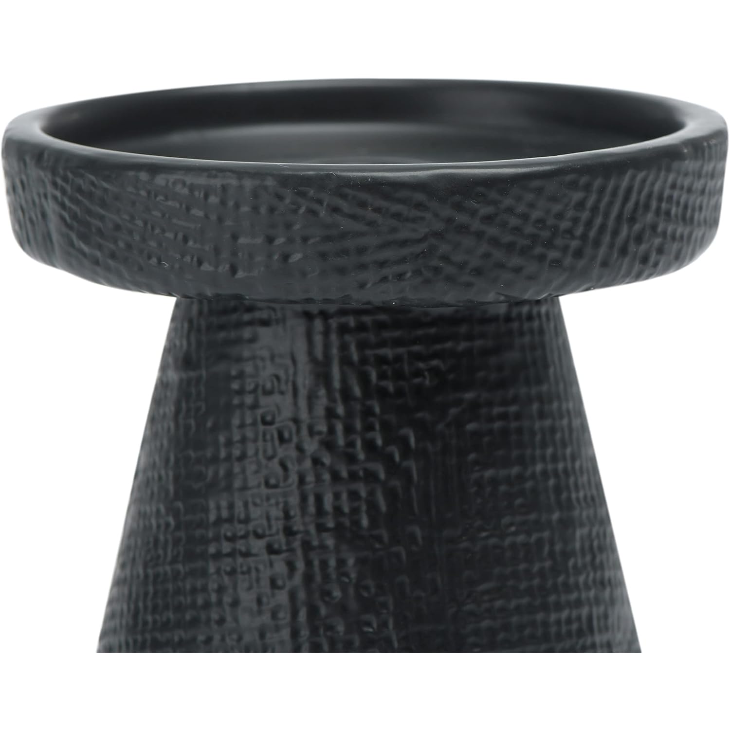 Main + Mesa Stoneware Pillar & Taper Candle Holders, Set of 2