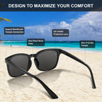 Ougenni Sunglasses For Women Men Vintage Hd Vision Women Sunglasses Classic Retro Uv Protection Lens