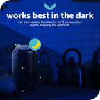 The Original Katchy Indoor Insect Trap - Fan Powered With Uv Light - Fruit Fly Traps For Indoors - For Fruit Flies, Gnats, Mosquitoes, Moths (Black)