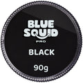 Blue Squid Pro Face Paint - Professional Water Based Single Cake Facepaint & Body Paints - Sfx Makeup, Kids Adults Face Painting For Costume, Halloween, Cosplay - Classic Black 90G / 3Oz