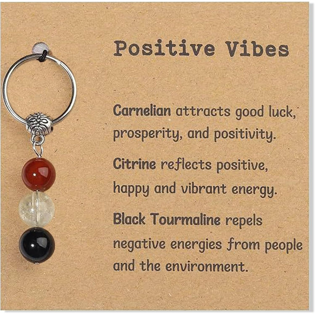 Crystal Healing Keychain Gift Set for Women