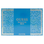 Guess Seductive Blue by Guess for Women - 4 Pc Gift Set 2.5oz EDT Spray, 3.4oz Body Lotion, 0.5oz EDT Spray, Pouch