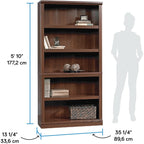 Sauder Miscellaneous Storage 5-Shelf Bookcase/ Book Shelf, Select Cherry Finish