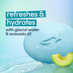Dove Hydrating Beauty Bar Soap 6 Count, Glacial Water & Avocado Oil, 3.75 Oz I Hydrating Beauty Bar With Glacial Water And Avocado Oil For Refreshed, Soft And Healthy-Looking Skin