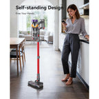 Cordless Vacuum Cleaner, Upgraded 55Kpa 650W 70Mins Stick Vacuum With Hurricane Mode, Self-Standing, Touch Screen, 1.8L Dust Cup, Anti-Tangle Wireless Vacumm, Vacuum Cleaners For Home/Pet Hair/Carpets