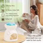 Wax Melts Wax Cubes, Soy Wax Cubes For Wax Warmer, Ocean Breeze, Fresh Linen, Bohemia Forest, Winds In Summer, 4 X 2.5 Oz