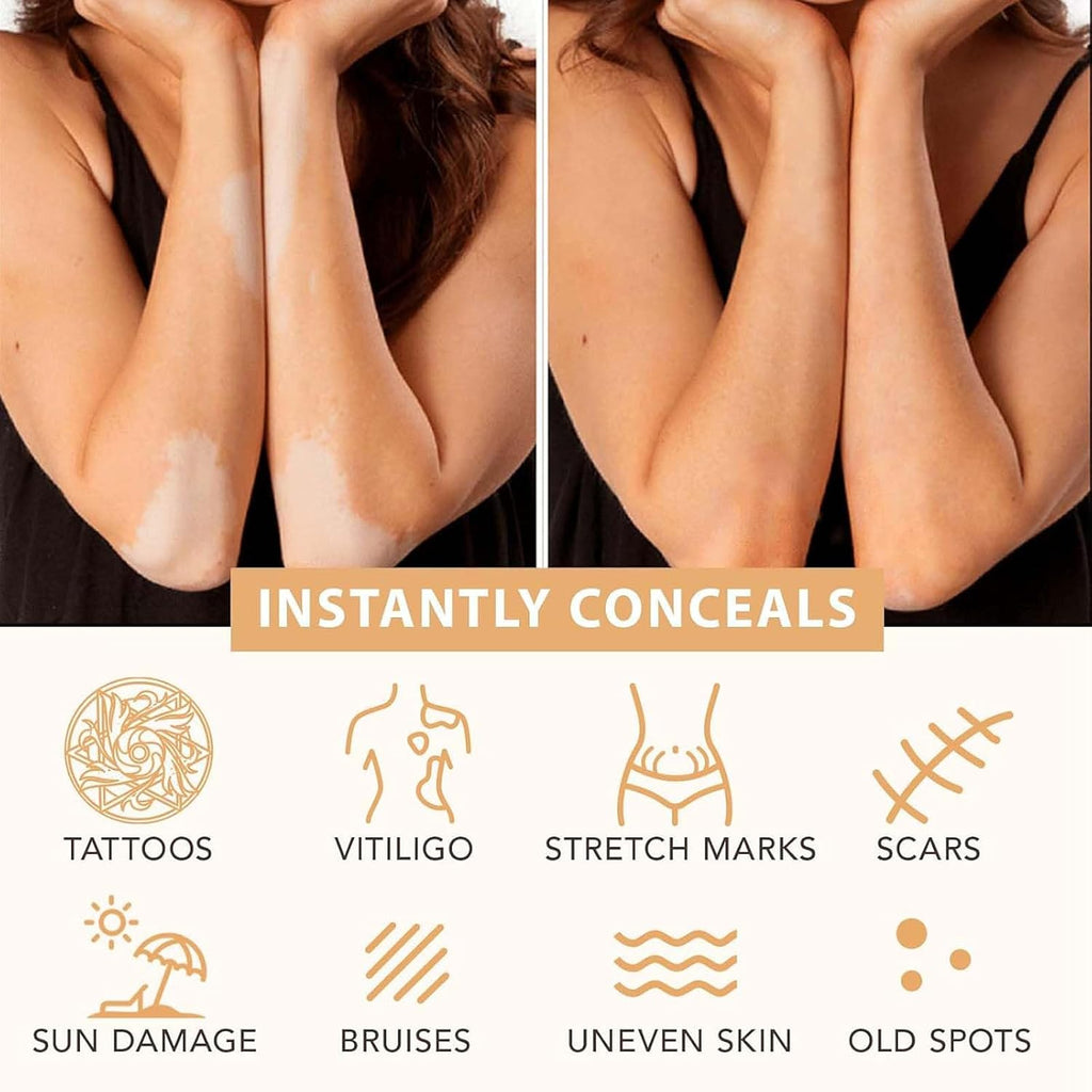 Tattoo Cover Up Makeup Waterproof, Leg Makeup Cream, Body Coverage Perfector, Body Makeup Waterproof No Transfer, Long Lasting Body Foundation