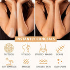 Tattoo Cover Up Makeup Waterproof, Leg Makeup Cream, Body Coverage Perfector, Body Makeup Waterproof No Transfer, Long Lasting Body Foundation