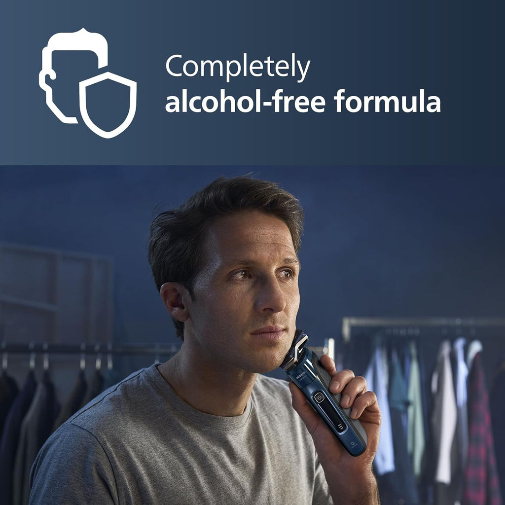Norelco Philips Quick Clean Pod Cartridge, Easy Cleaning of Your Electric Shaver, Alcohol Free and Skin Friendly Formula, 2 Pack, Model CC12/52