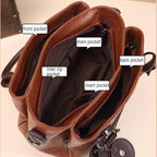 Handbags and Purses for women Vegan Leather Tote Bag for Women Satchel Shoulder Bags Travel Purse with Compartments