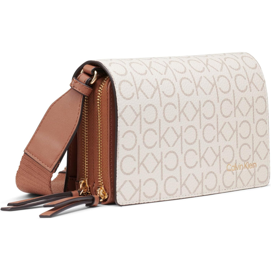Calvin Klein Women'S Millie Triple Compartment Camera Bag Crossbody