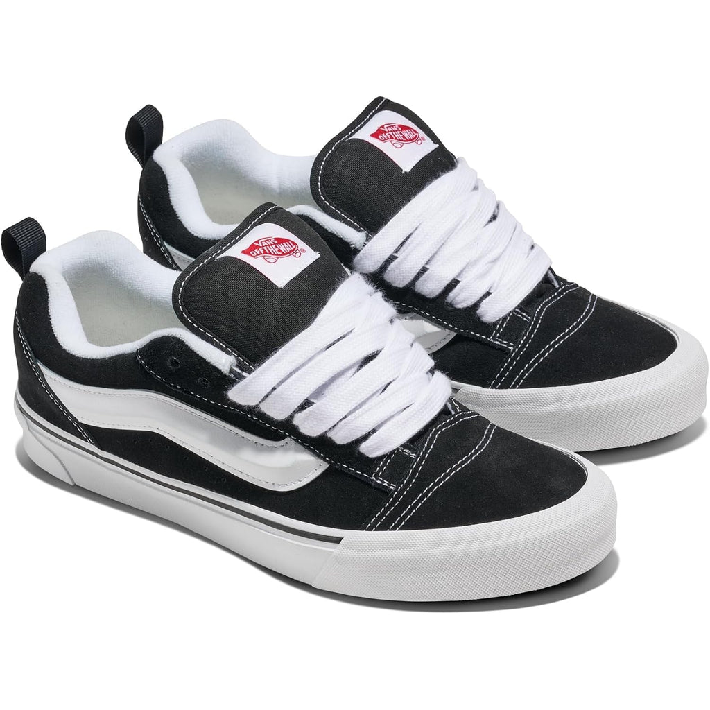 Vans Unisex Knu Skool Shoe - '90S Retro Puffy Low-Top Fashion Sneakers For Men & Women Black/True White