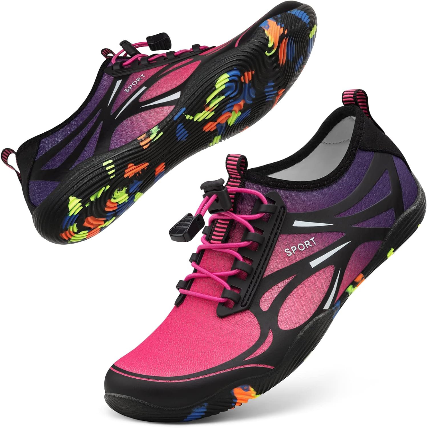 Athmile Water Shoes For Men Women River Shoes Adult Swim Beach Lake Pool Aqua Socks Barefoot Quick Dry For Hiking Surfing Kayaking Cruise Ship Essentials