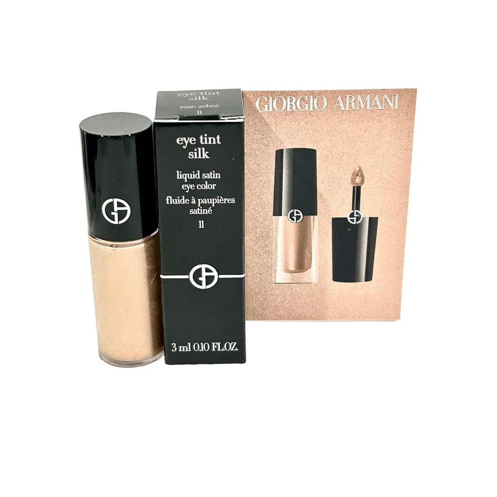 Giorgio Armani Mini Eye Tint Silk Liquid Satin Eye Color Rose Ashes # 11-3 Ml / 0.10 Fl Oz (Small)