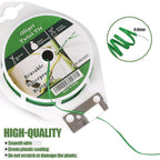 Green Garden Wire, Sturdy Plant Ties For Support With Cutter, 492Ft/150M, Indoor, Outdoor, Home And Office Use