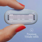 Billie Women’s Razor Refill Blades – 4 Count (Pack of 1)