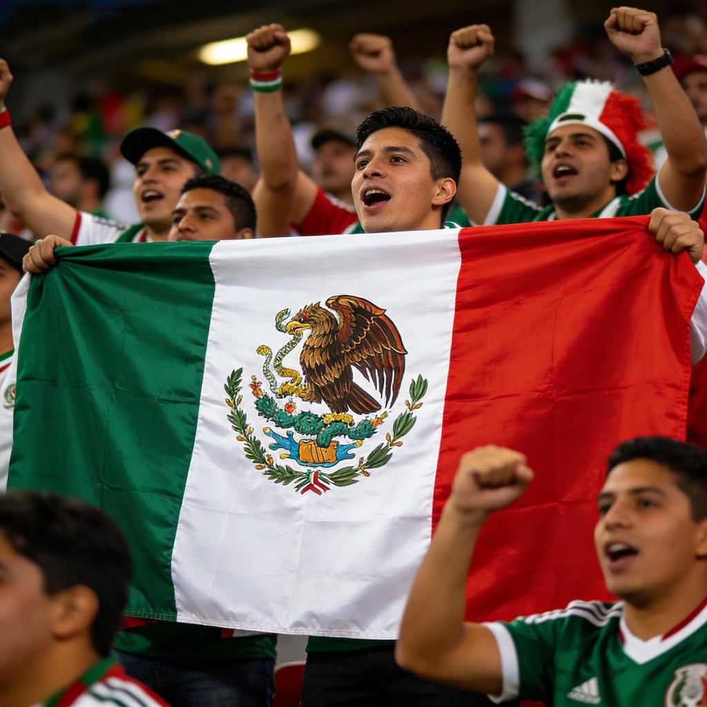 Mexican Flag, Flag Of Mexico 3X5 Ft - Polyester Lightweight Flags With 2 Brass Grommets For Mexican Party Decorations, Sports Events Decorations