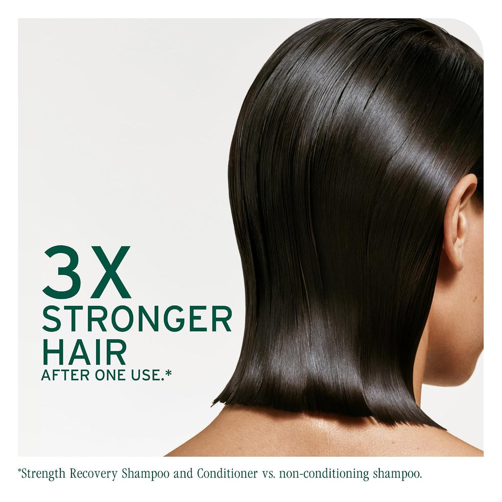 Biolage Strength Recovery Shampoo - Reduces Breakage & Detangles, Instantly Strengthens And Moisturizes, For Damaged Hair, With Olive Squalane & Vegan Proteins, Paraben & Mineral Oil-Free