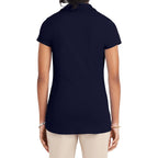 Izod Women'S Uniform Short Sleeve Polo Shirt, Button Closure, Moisture Wicking Performance Material & Fade Resistant