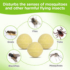Mosquito Repellent, Mosquito Repellent Outdoor Patio Powerful, Mosquites Deterrent For Yard, Camping,Hiking, Picnicking Child&Pets Friendly