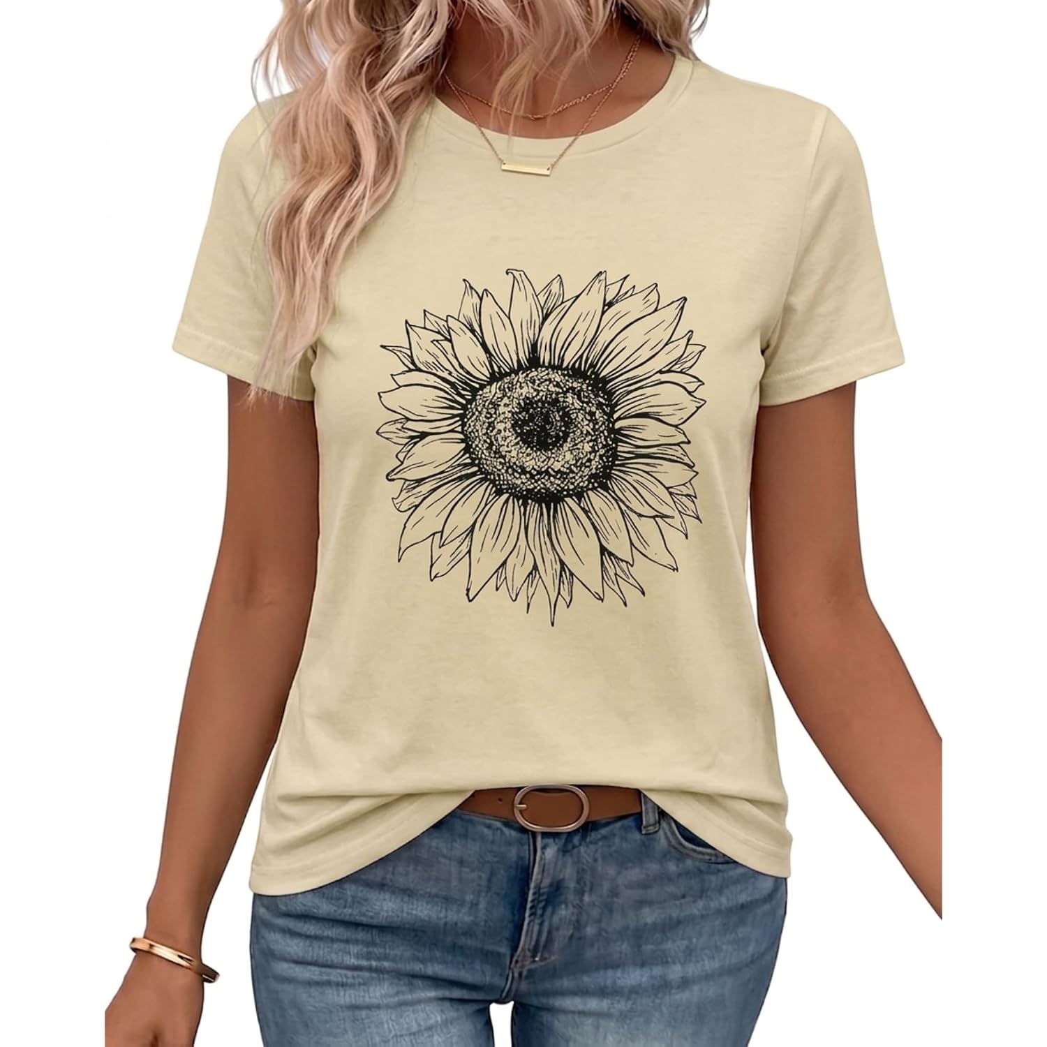 T Shirts For Women Graphic Short Sleeve Tees Summer Crewneck Loose Tops 2026