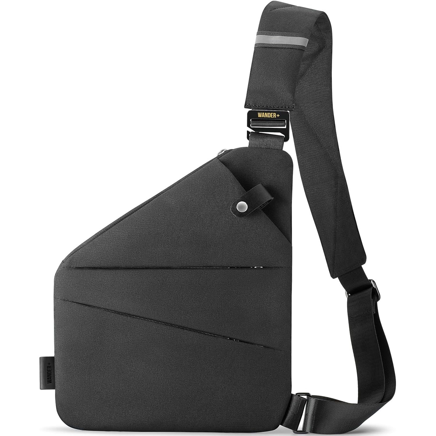 WANDER PLUS® Anti Theft Crossbody Travel Bag for Women Men, Multi-Pocket Crossbody Bag, Slim Sling Bag