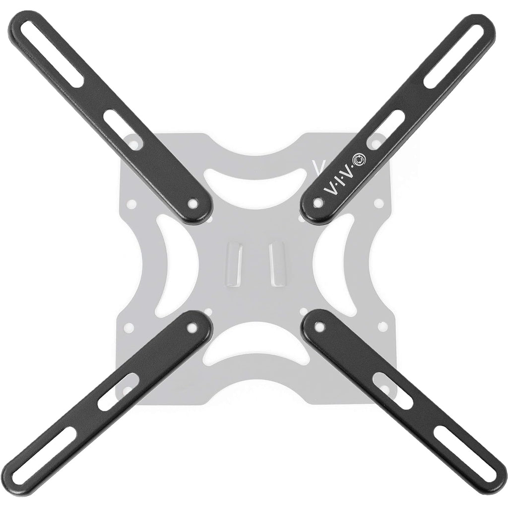 Vivo Steel Vesa Extension Mount Adapter Brackets For Screens 32 To 55 Inch Lcd Led Tv, Conversion Plate Kit For Vesa Up To 400X400Mm (Mount-Ad400B)