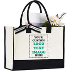 Pack Of 5 | 10 | 50 | 100 | 200 Tote Bags With Custom Logo,Custom Tote Bag In Bulk, Text Or Image, Bulk Logo Tote Bags, Bags For Business, Personalized Bags With Picture
