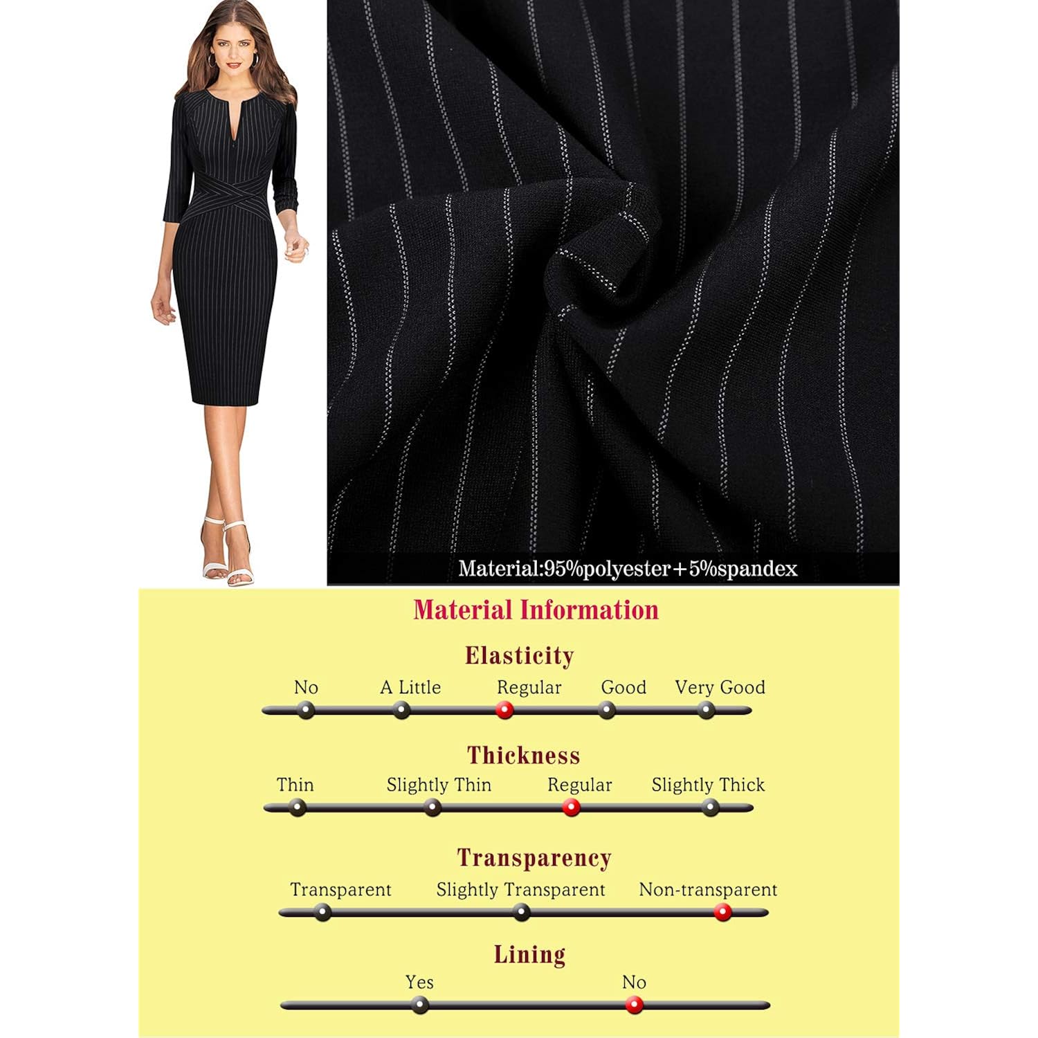 Womens Slim Zipper Up Work Business Office Party Bodycon Pencil Sheath Dress