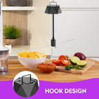 Fly Fans For Tables, Fly Repellent Fan Outdoor Indoor Keep Flies Away, Fly Repellent Fans For Tables With Holographic Blades For Picnic, Party, Restaurant, Kitchen, And Bbq, 4 Pack Black