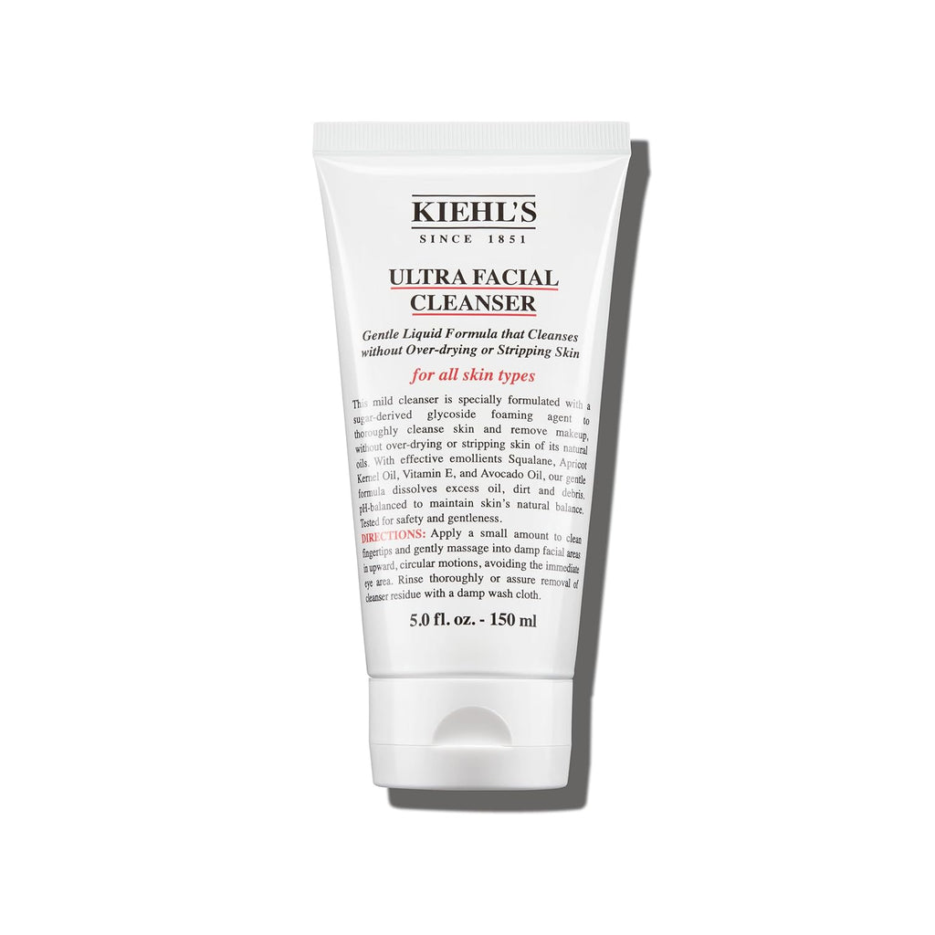 Kiehl'S Ultra Facial Cleanser, Lightweight Foamy Facial Cleanser, Enriched Formula That Replenishes Skin Barrier, Gently Exfoliates And Moisturizes, Suitable For All Skin Types, Paraben Free