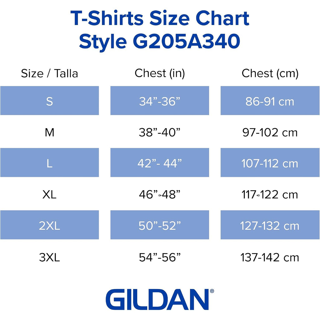Gildan Unisex Adult Dryblend Workwear T-Shirts With Pocket, 2-Pack