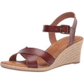 Amazon Essentials Women's Ankle Strap Espadrille Wedge Sandal