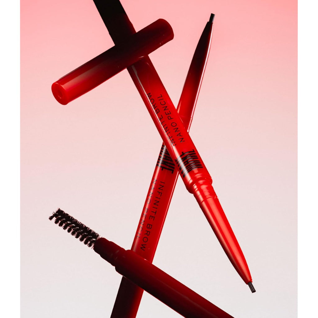 MAKE Beauty Nano Brow, Micro Eyebrow Pencil. Long-Lasting Smudgeproof Eye Brow Makeup for Hairlike Lines. Precision Liner for Natural-Looking Eyebrows - Shade, Soft Black