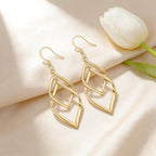 Gold Plated Earrings for Women Hypoallergenic Gold Earrings Statement Earrings for Girl Trendy Fashion Gold Jewelry Gifts Above 12 Years Old