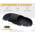 Kuailu Womens Recovery Sandals With Comfortable Plantar Fasciitis Support,Ladies Orthotic Open Toe Sport Slides Thick Cushion Reduces Stress On Feet,Joints & Back Post-Exercise