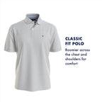 Tommy Hilfiger Men'S Short Sleeve Cotton Pique Polo Shirt In Classic Fit