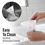 Zulay Kitchen 3-Piece Plastic Funnel Set - Large, Medium, And Small Kitchen Funnels Pouring Spout - For Filling Bottles Water Liquid, Protein Powder, Food Grade Cooking, Drink, Paint, Lotion, Kids