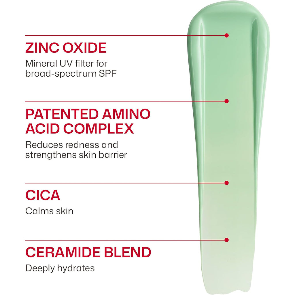 Uv Skin Recovery Green Tint All Mineral, Redness Reduction, Sensitive Skin Face Sunscreen Spf 50