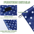Hooded Rain Ponchos For Adult - Rain Coat And Rain Jacket With Waterproof Pocket And Zipper